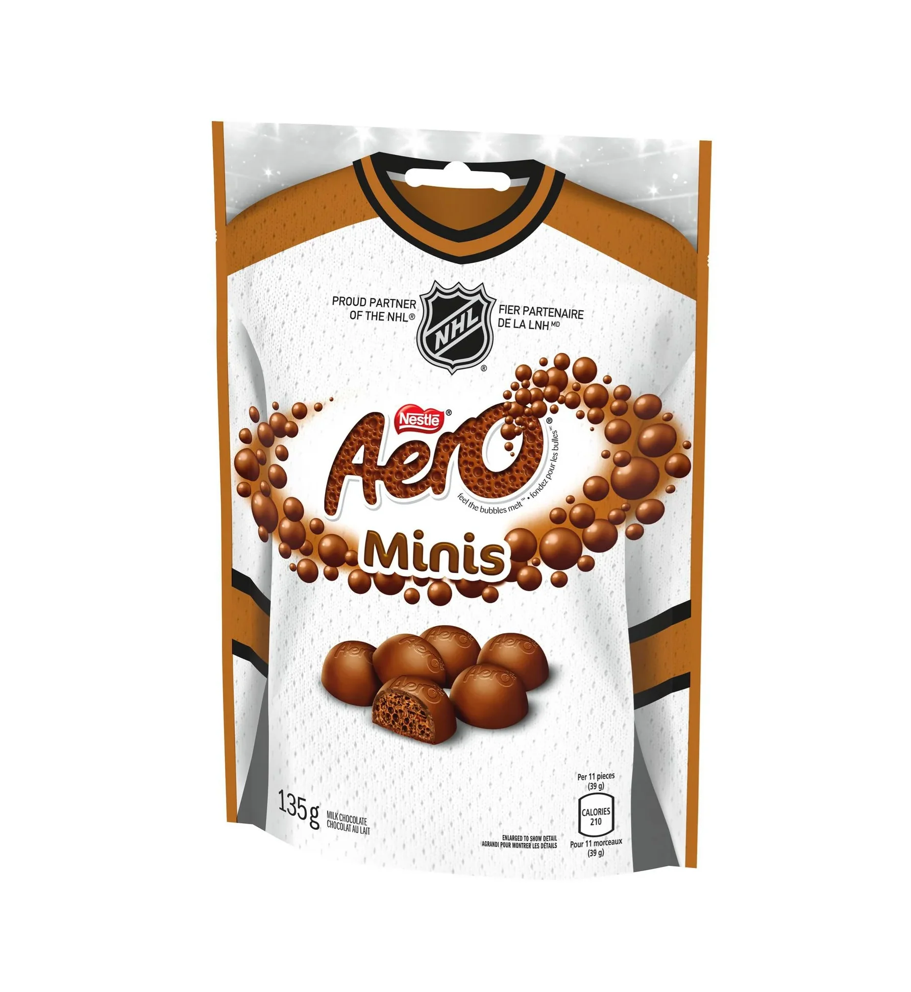 AERO Milk Chocolate Minis 135 g - Canada (Case of 12)