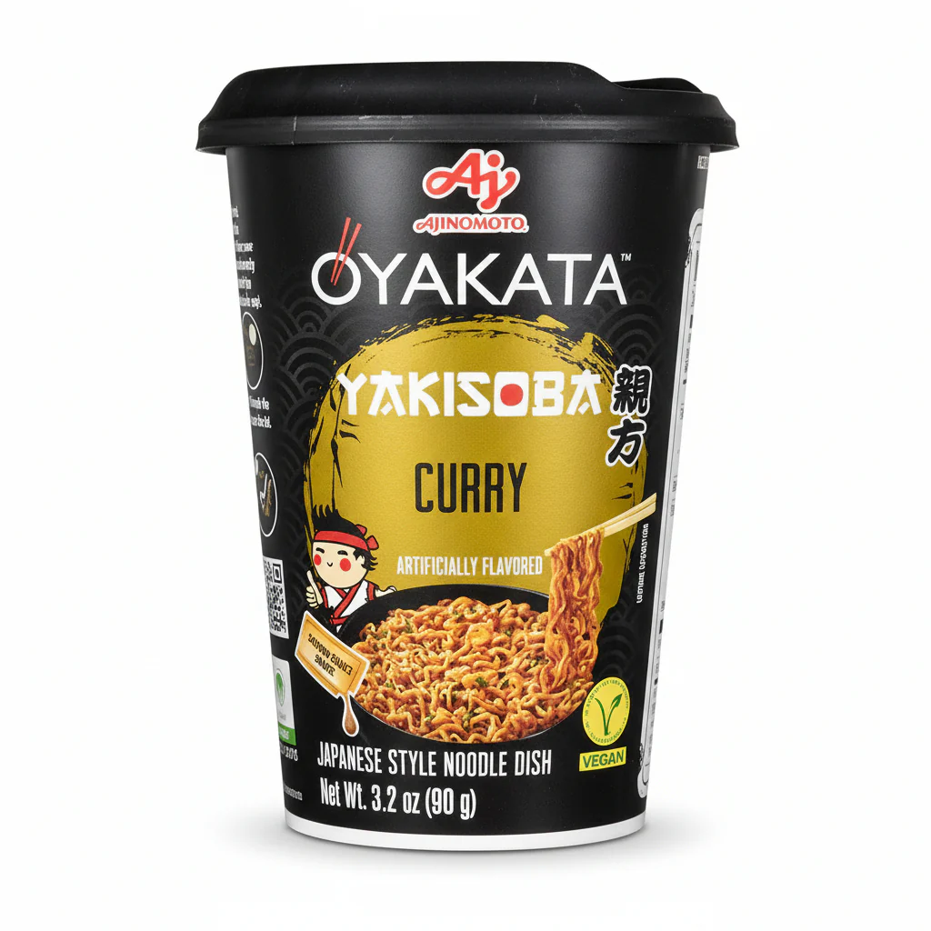 Ajinomoto - OYAKATA - Japanese Style - Curry Flavor Instant Ramen Noodles - 3.2 Oz - Poland