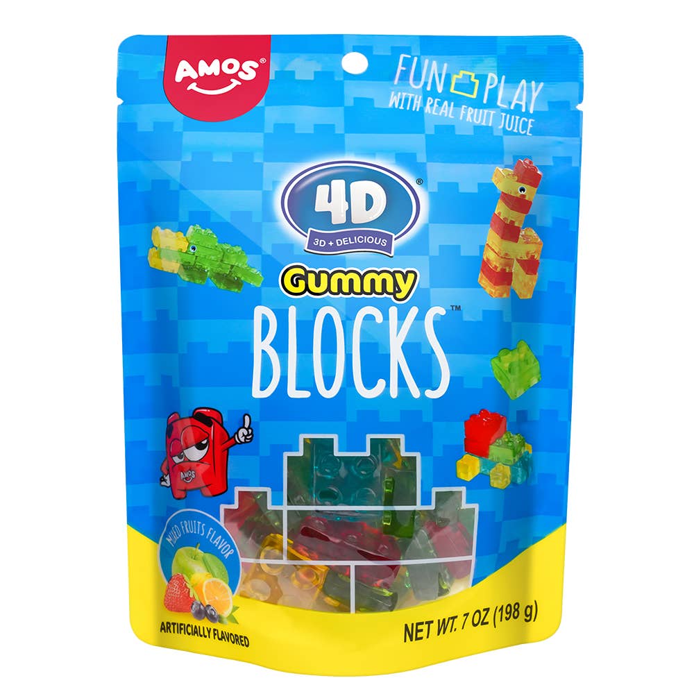Amos Fruit Gummy Blocks