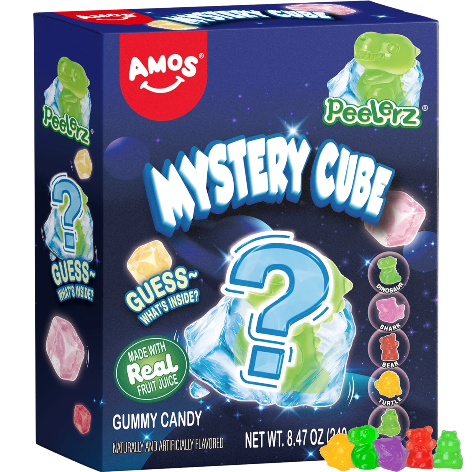 Amos Peelerz Gummy Candy Mystery Cube