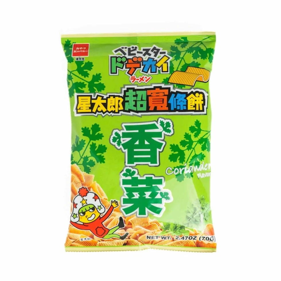 Babystar Crispy Coriander Wide Noodle Snack