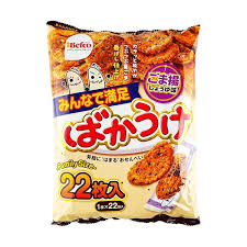 Befco Black Sesame Soy Sauce Rice Crackers
