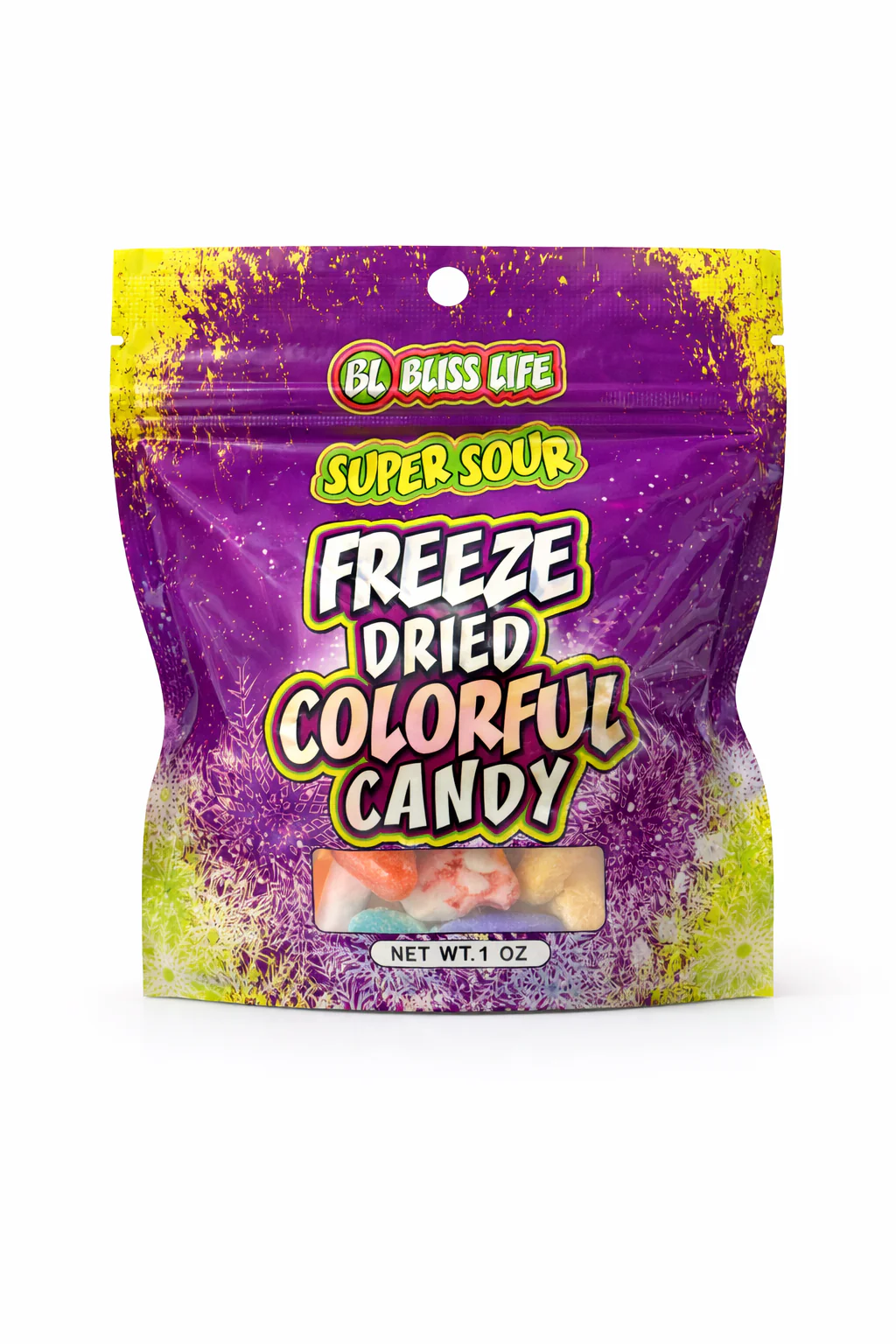Bliss Life Super Sour Freeze Dried Colorful Candy