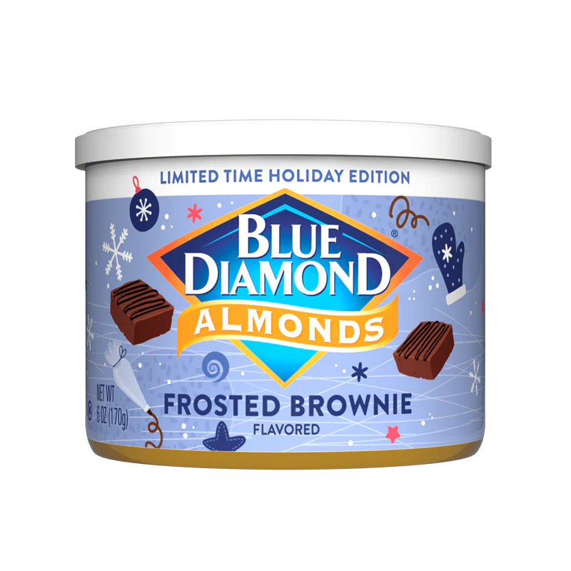 Blue Diamond Almonds Frosted Brownie