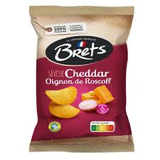 Brets Cheddar & Roscoff Onion Chips