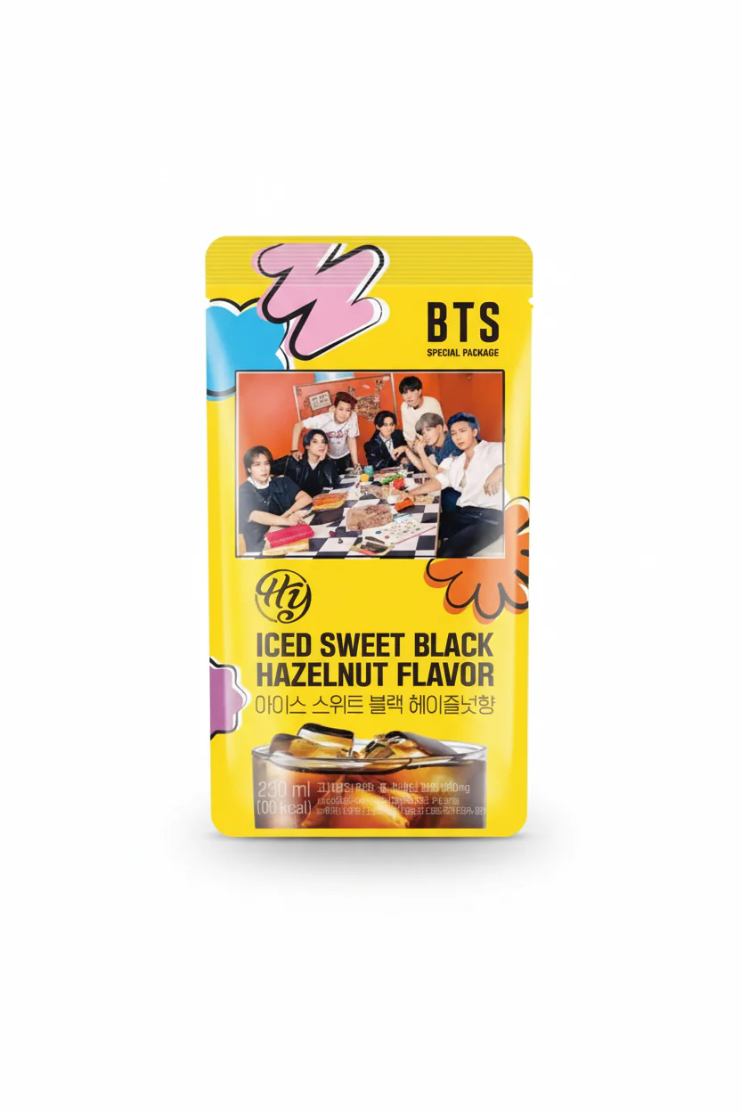 BTS - Special Package - Iced Sweet Black Hazelnut Flavor - South Korea