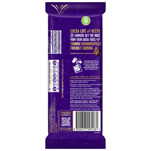 Cadbury Pascall Clinkers Block 6.0oz (170g) Australian - Image 4