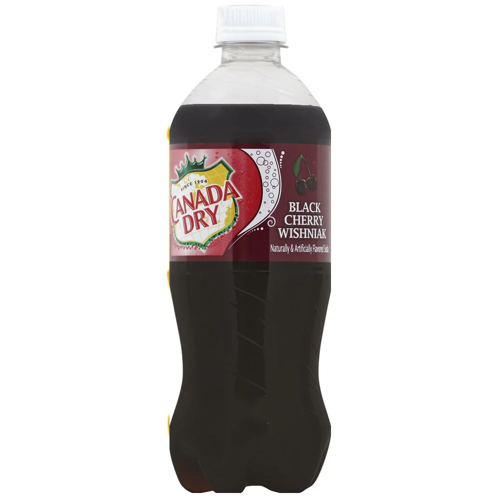 Canada Dry Black Cherry Wishniak 591ml Case of 24 - USA