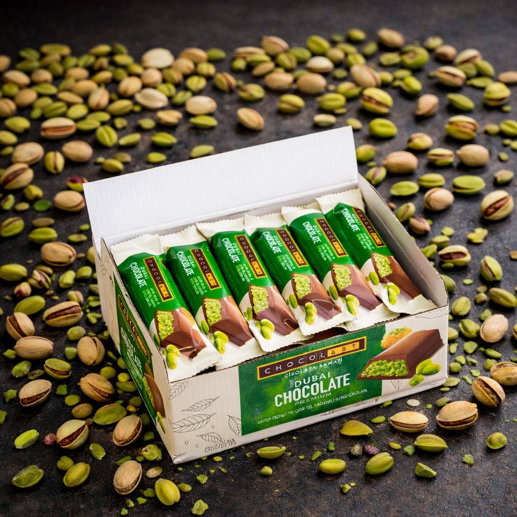 Carians Dubai Chocolate 1.12oz (32gr) 24 Units per case