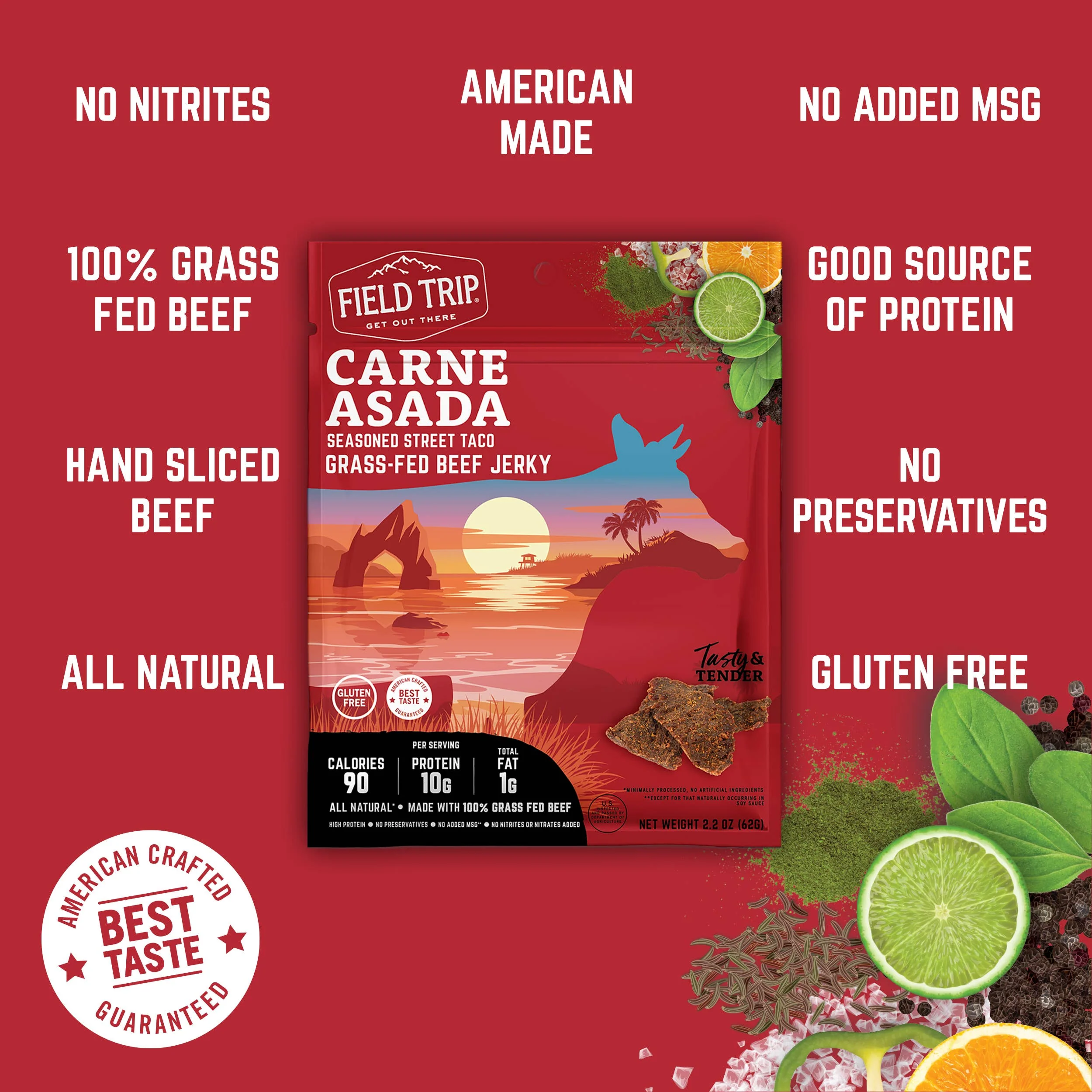 Carne Asada Beef Jerky (2.2oz) - Image 3