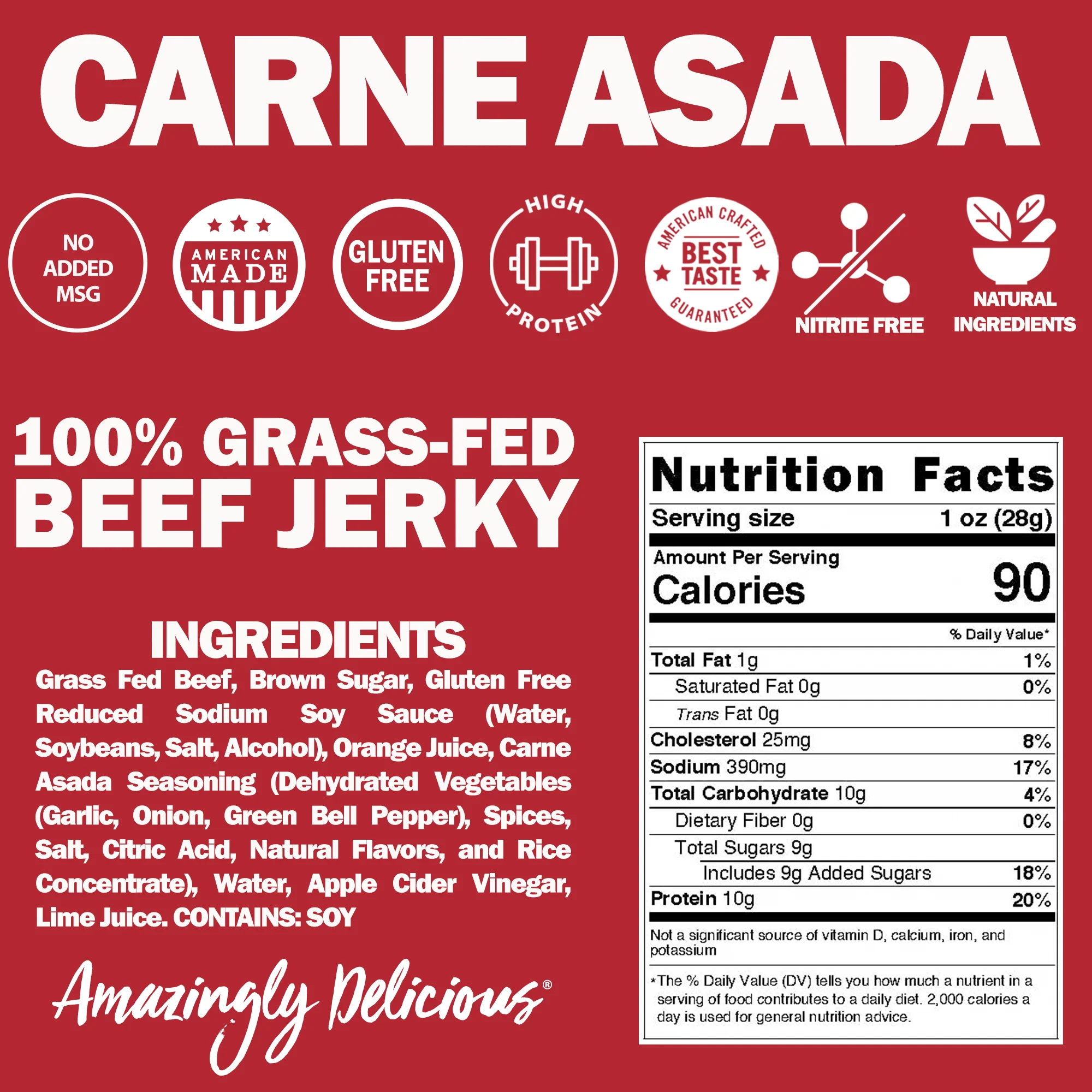 Carne Asada Beef Jerky (2.2oz) - Image 4