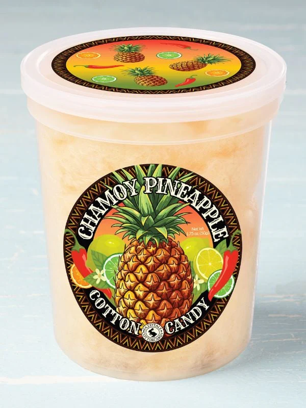 Chamoy Pineapple Cotton Candy