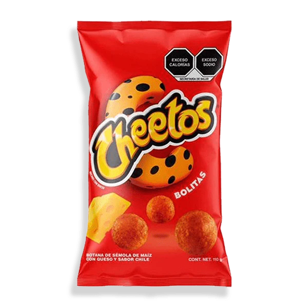 Cheetos Bolitas 110g  - Mexico (Case of 12)