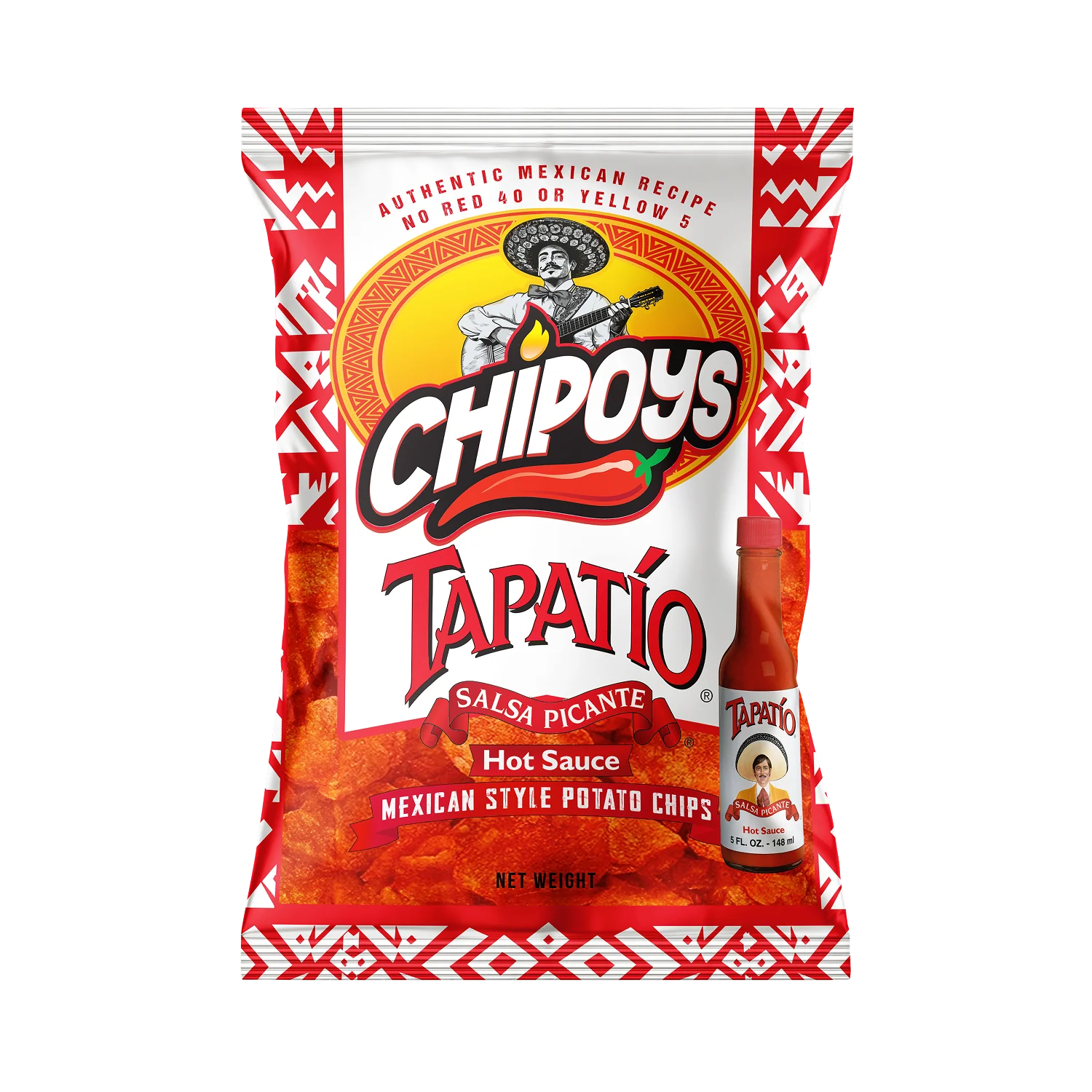 Chipoys Tapatio Salsa Hot Sauce Chips - 71g