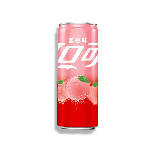 Coke Peach 330ml Case of 24 - China