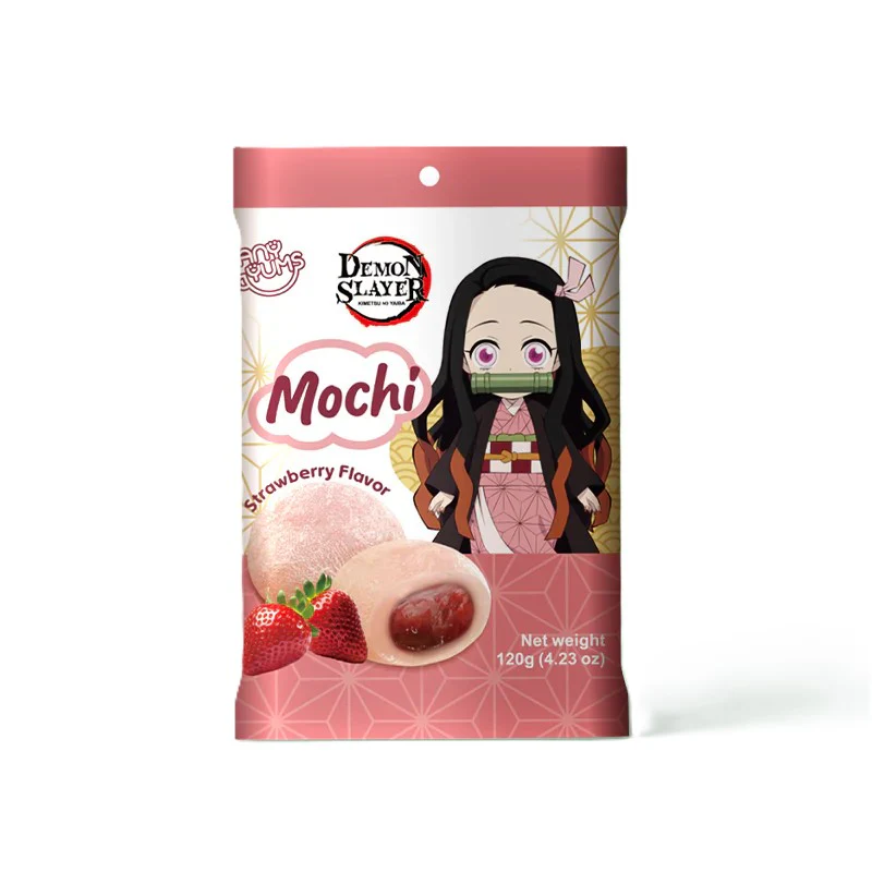 Demon Slayer Mochi Candy Strawberry Flavor - 120g