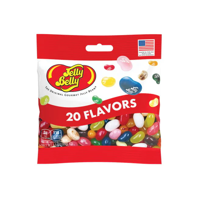 Jelly Belly 20 Flavors Assorted Jelly Beans