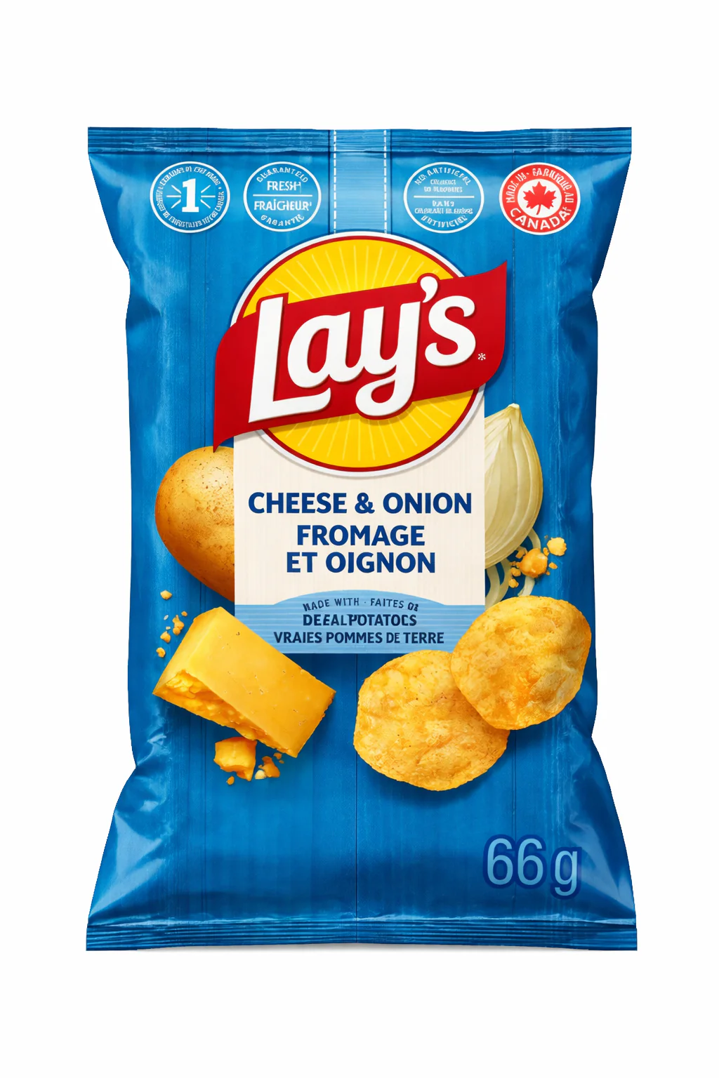 Lay’s Cheese & Onion Potato Chips 66g