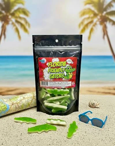 Omega Candies Florida Friendly Gators Gummy Candy