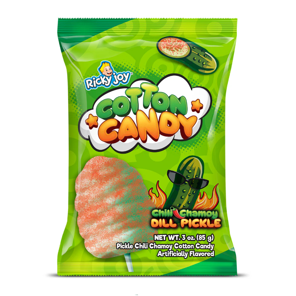 Ricky Joy Chili Chamoy Dill Pickle Cotton Candy
