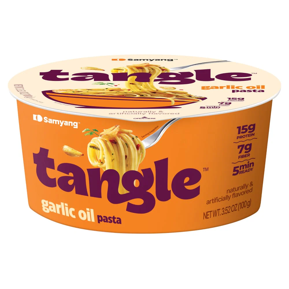 Samyang Tangle Garlic Oil Pasta Cup