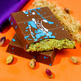 Crazy Choco Dubai Kunafa Pistachio - Dark Chocolate - Image 2