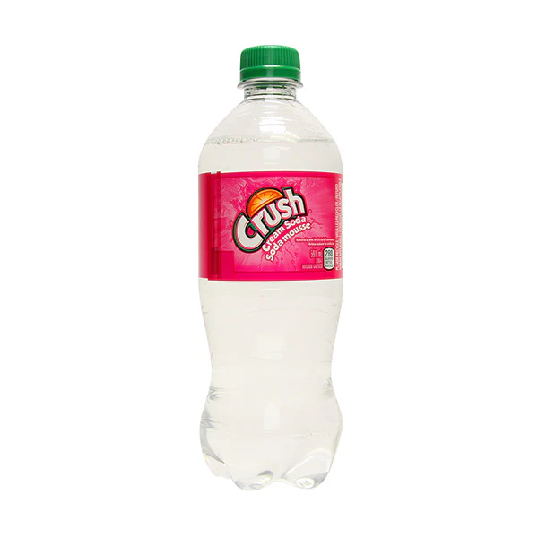 Crush Cream Soda Clear 591ml Case of 24 - Canada