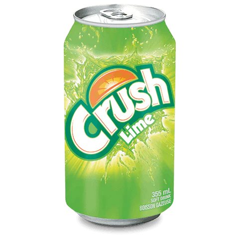 Crush Lime 330ml Case of 24 - Canada