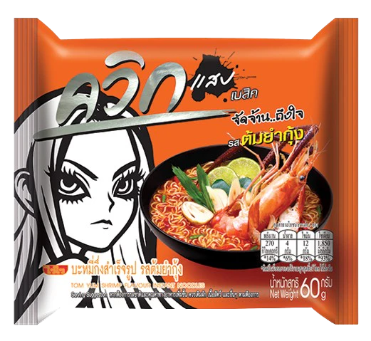 Wai Wai Quick Thai Tom Yum Kung Instant Noodles