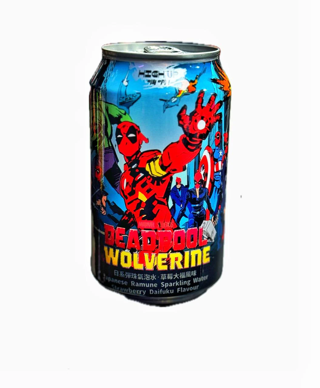 High Up Deadpool & Wolverine Ramune Strawberry Daifuku Flavor