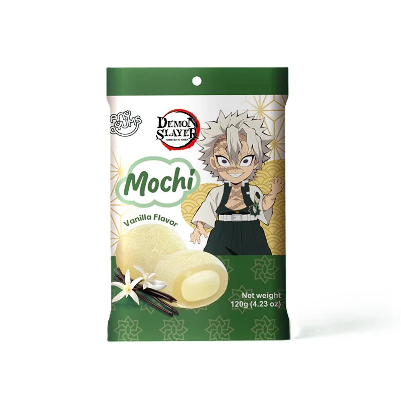 Demon Slayer Mochi Candy Vanilla Flavor - 120g