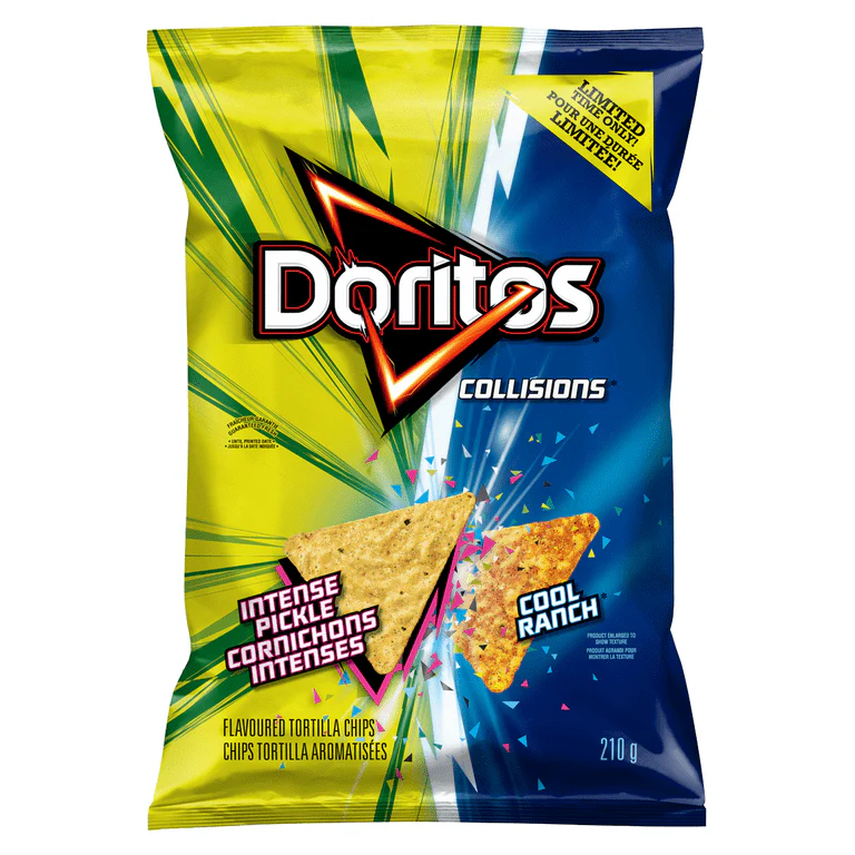 Doritos Collisions Intense Pickle & Cool Ranch Limited Edition Tortilla Chips