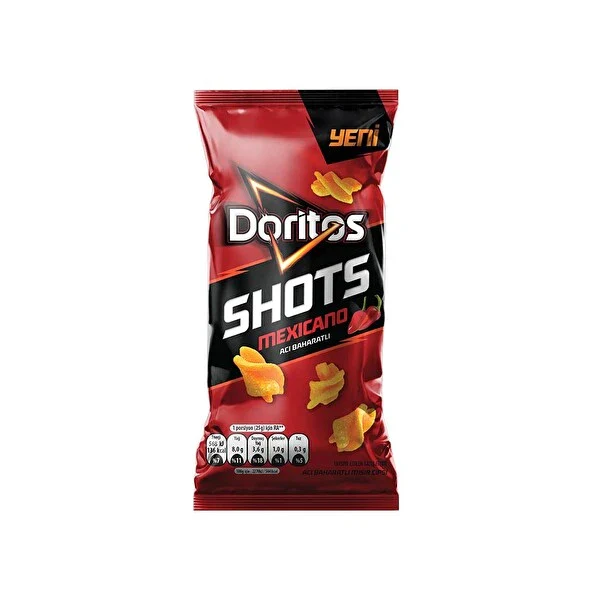Doritos Shots: Mexicano 20g Display box of 18 - Turkey