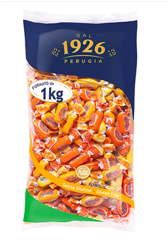 Fida Spicchi Fruit - Italian Candy - Bulk - 1KG