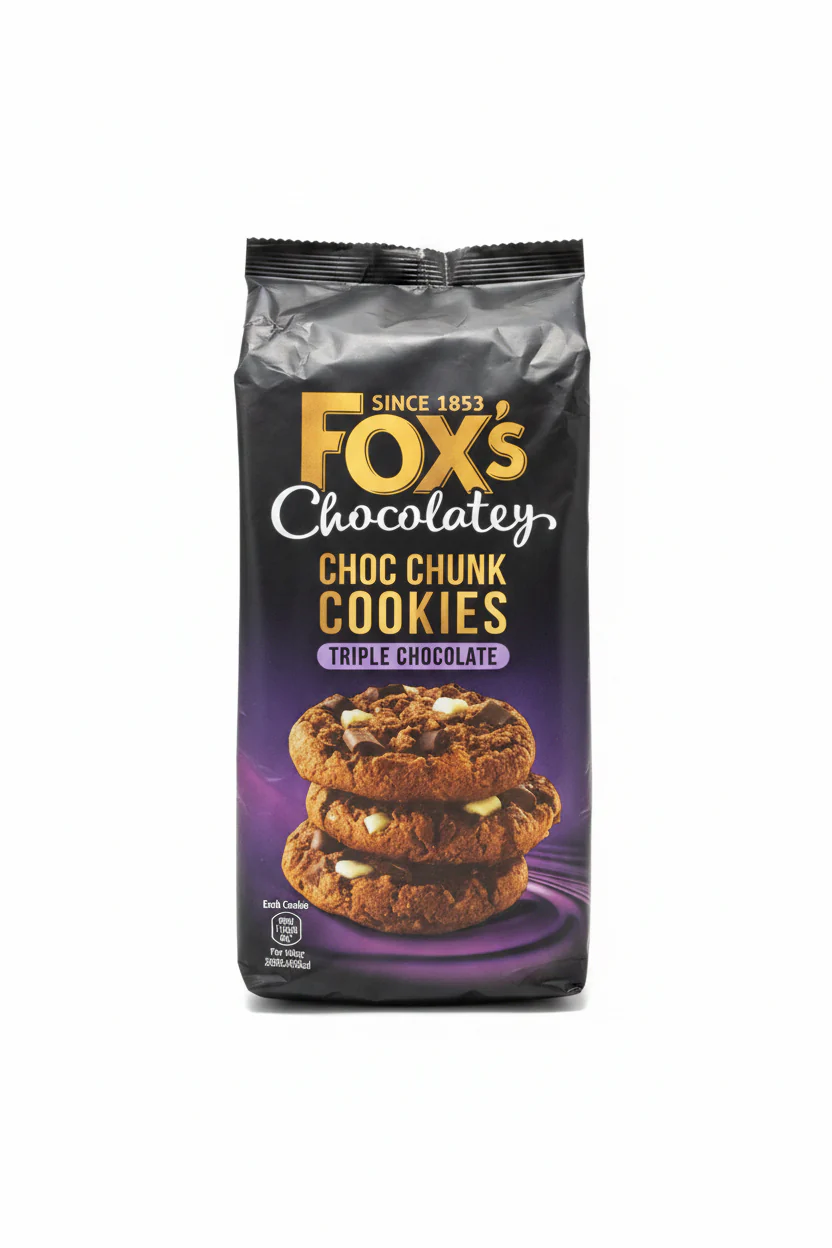 Fox's Chocolatey Choc Chunk Cookies - Triple Chocolate
