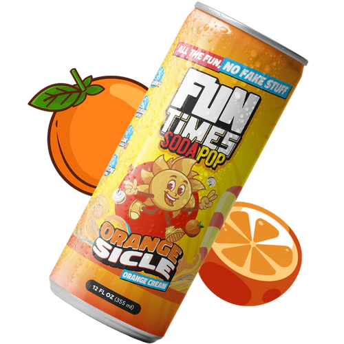 Fun Times Soda Pop - Orange Sickle
