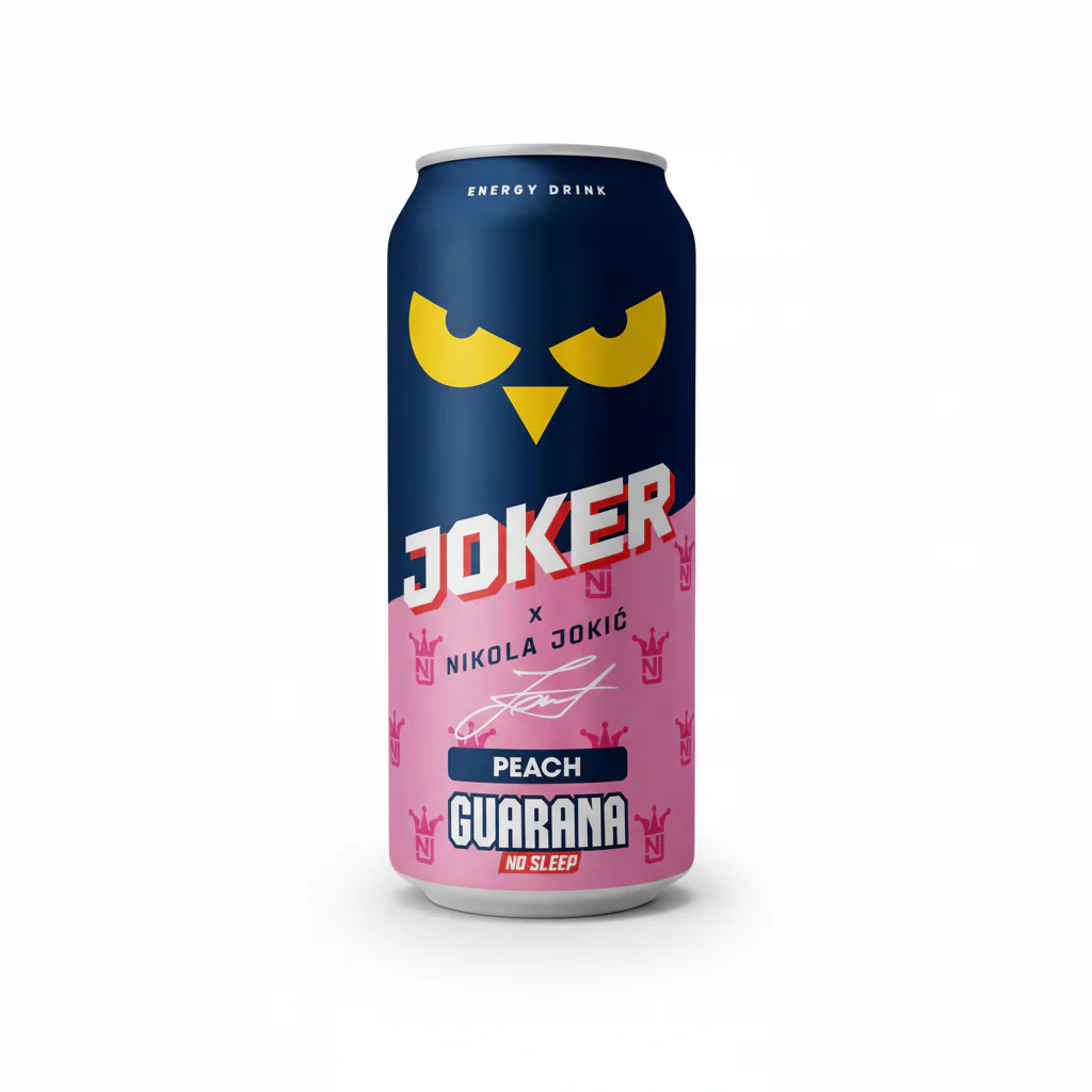 Guarana - Nikola Jokic Joker - Peach Flavor - Serbia