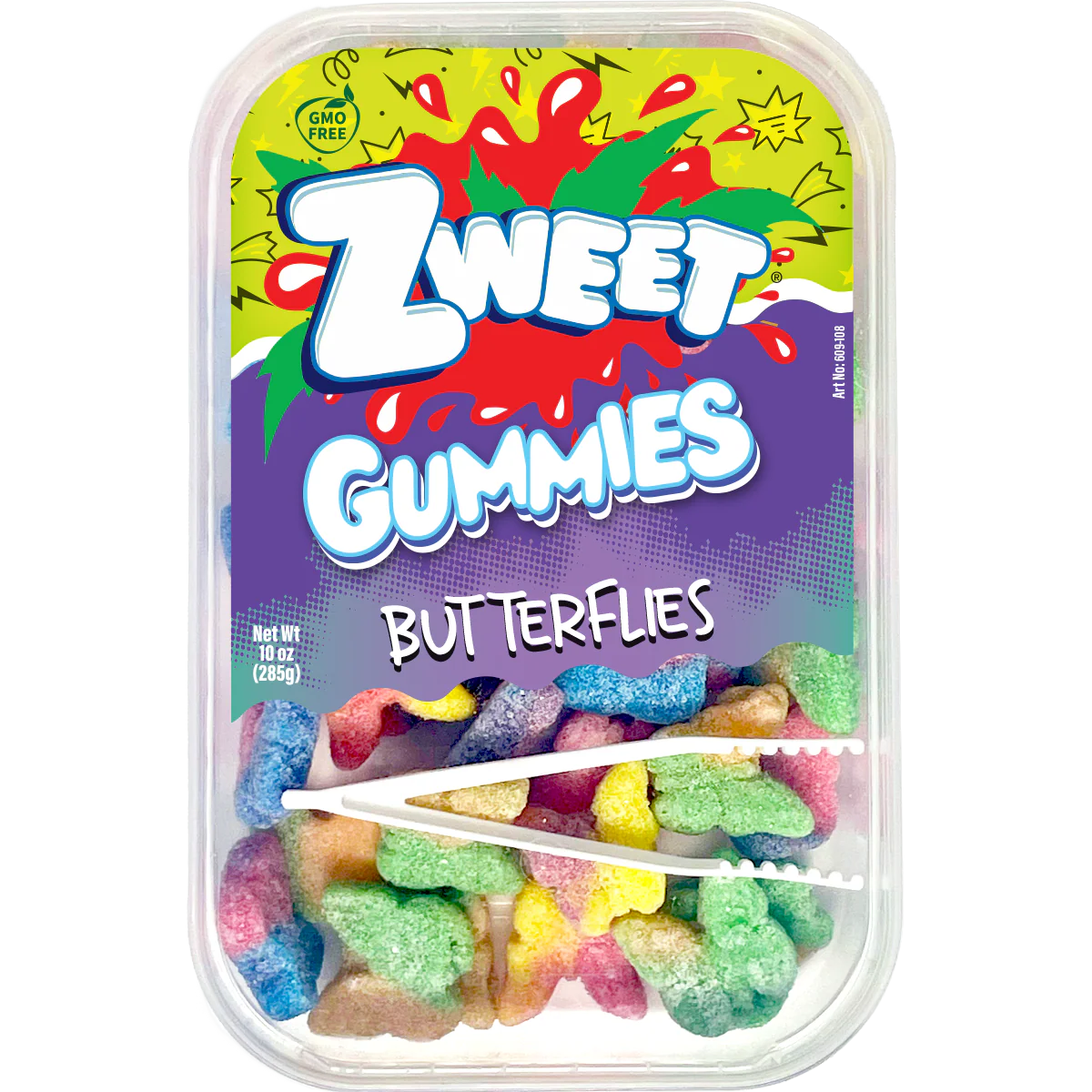 Gummy Butterflies | 10 oz | Zweet: Pack of 1