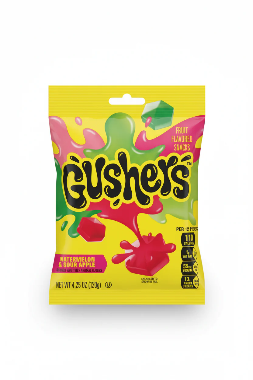 Gushers - Watermelon & Sour Apple - 4.25 Oz