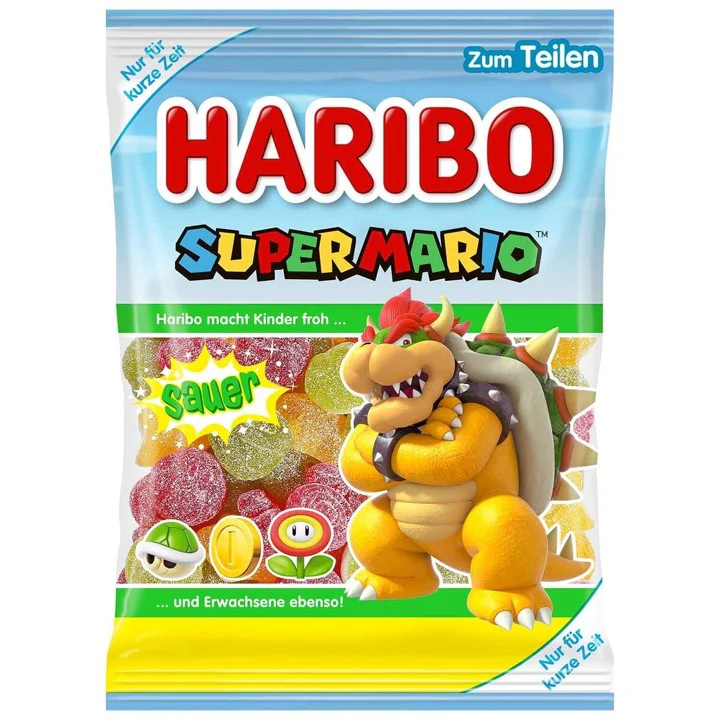 Haribo Super Mario fruit marshmallow 175g GERMANY (Case of 12)