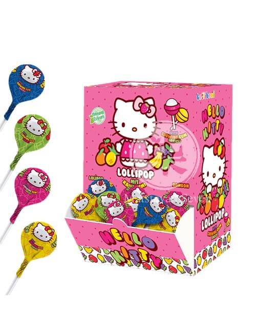 Hello Kitty - Lollipop With Gum - Single Piece