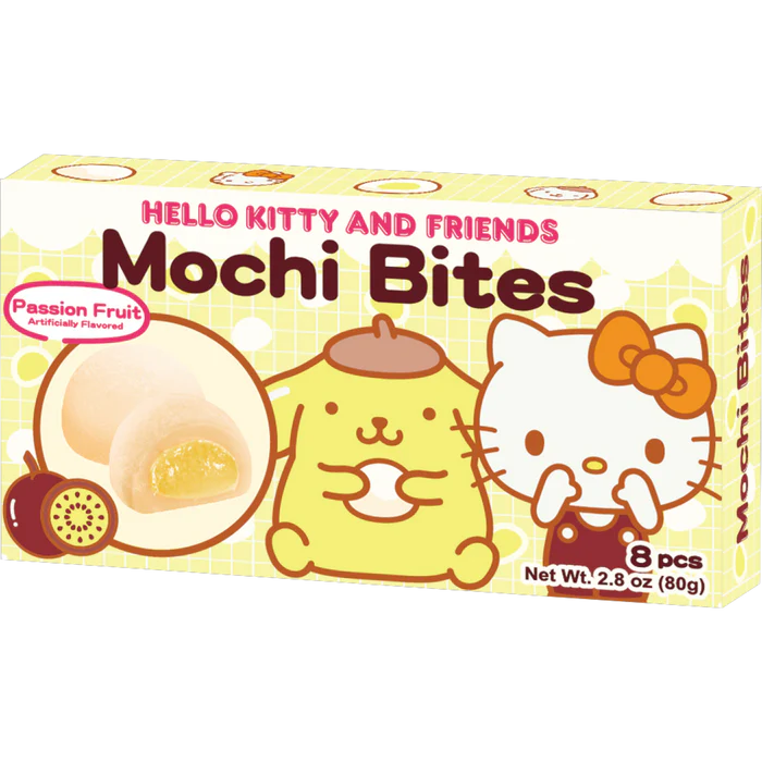 Hello Kitty Mochi Bites - Passionfruit