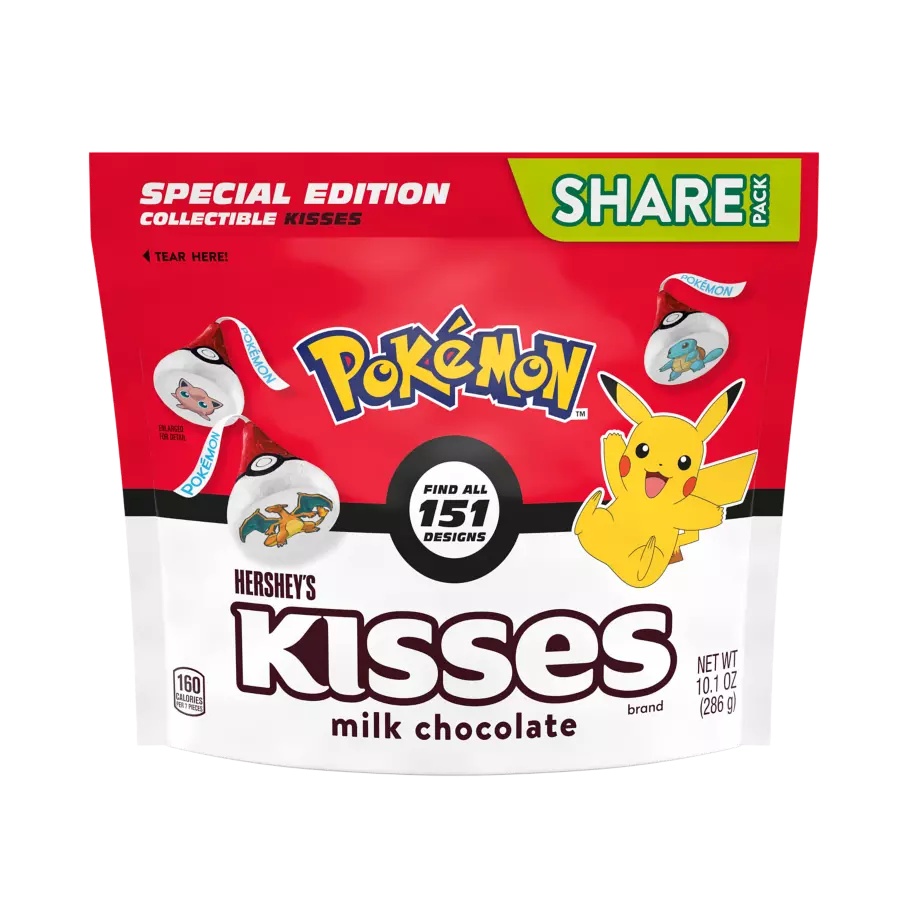 Hershey's Kisses MIlk Chocolate - Pokemon 286g