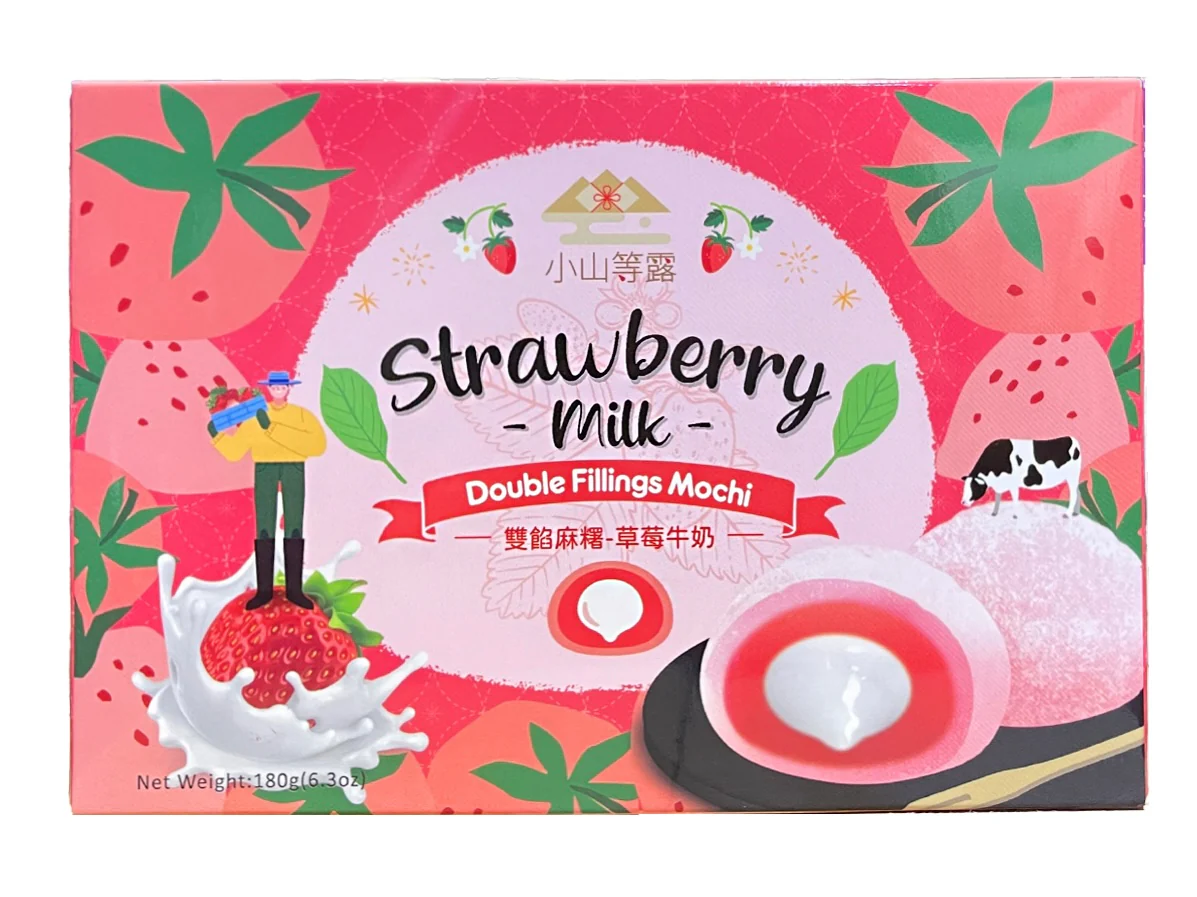Hill Mochi Strawberry Milk Double Fillings Mochi