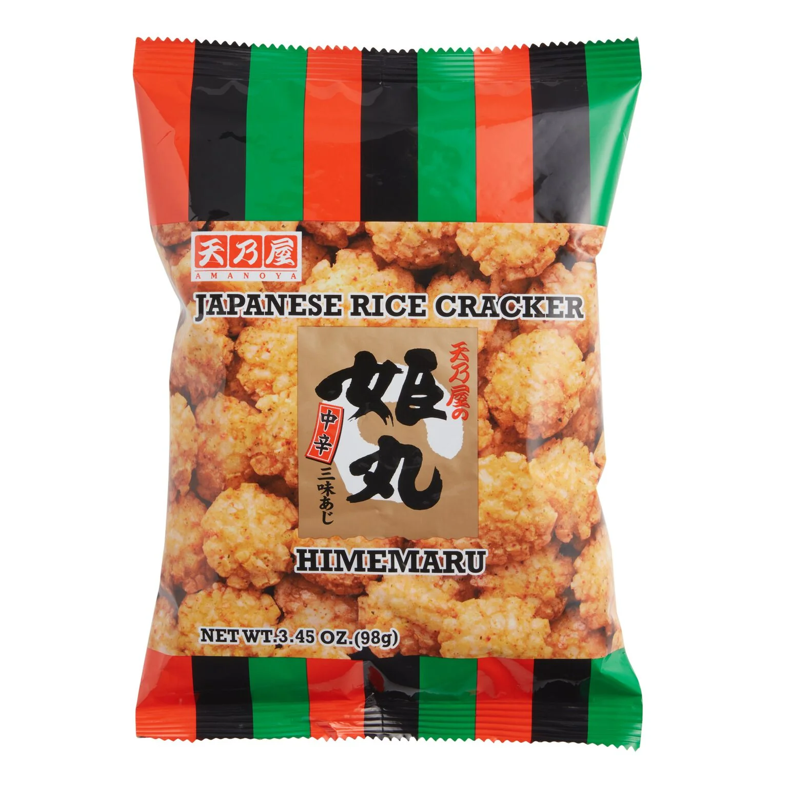 Himemaru Japanese Rice Crackers - Soy Sauce Flavor (3.45 oz)