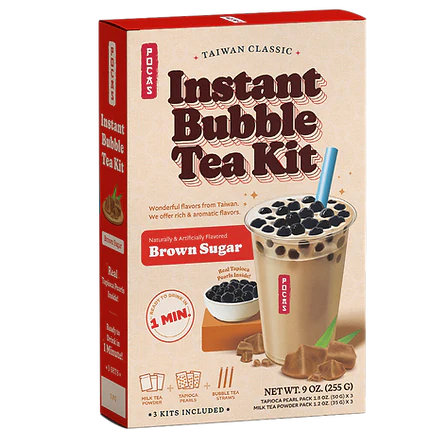Instant Bubble Tea Kit Brown sugar