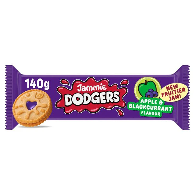 Jammie Dodgers Apple & Blackcurrant - 140G