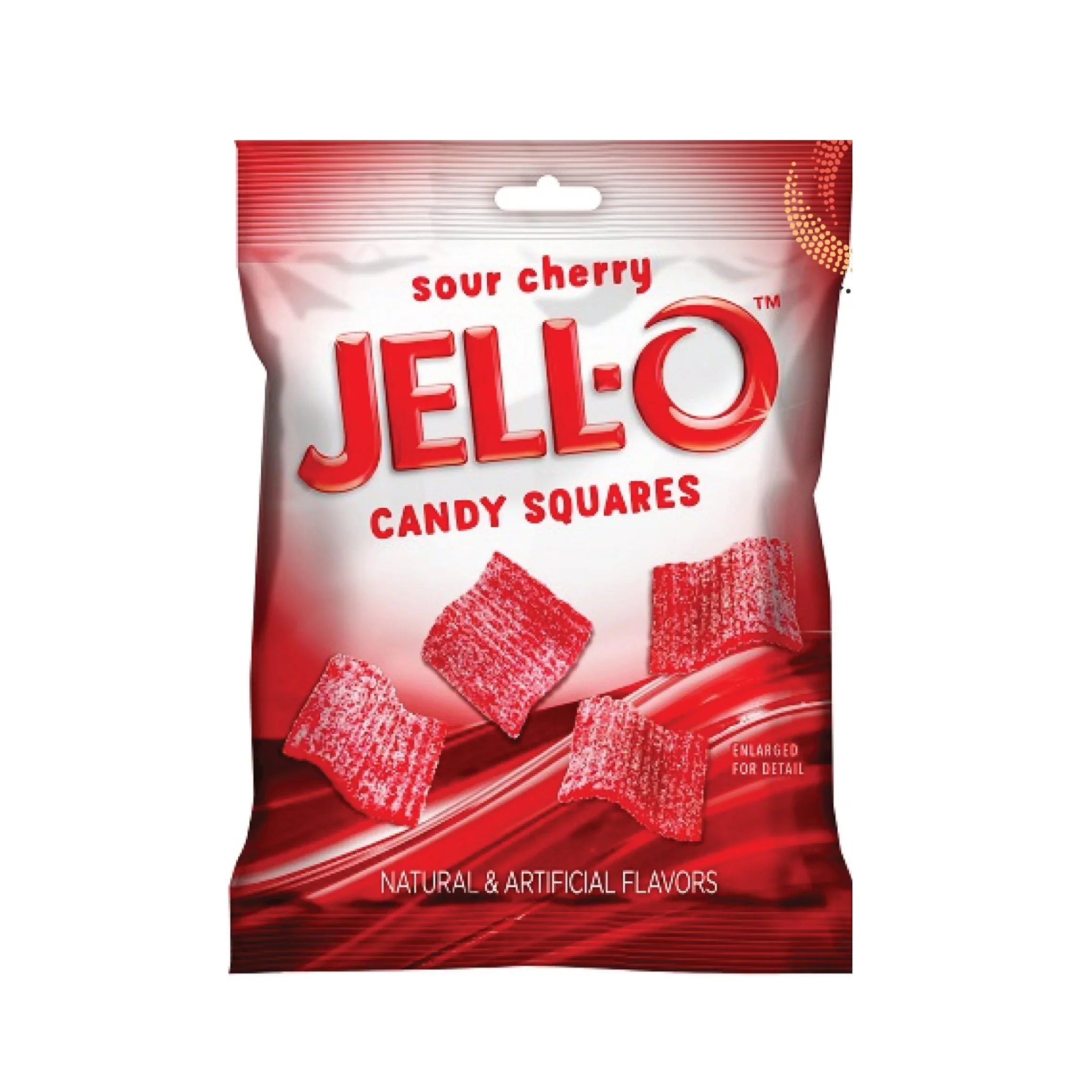 Jell-O Sour Cherry Candy 127g - Canada (Case of 12)
