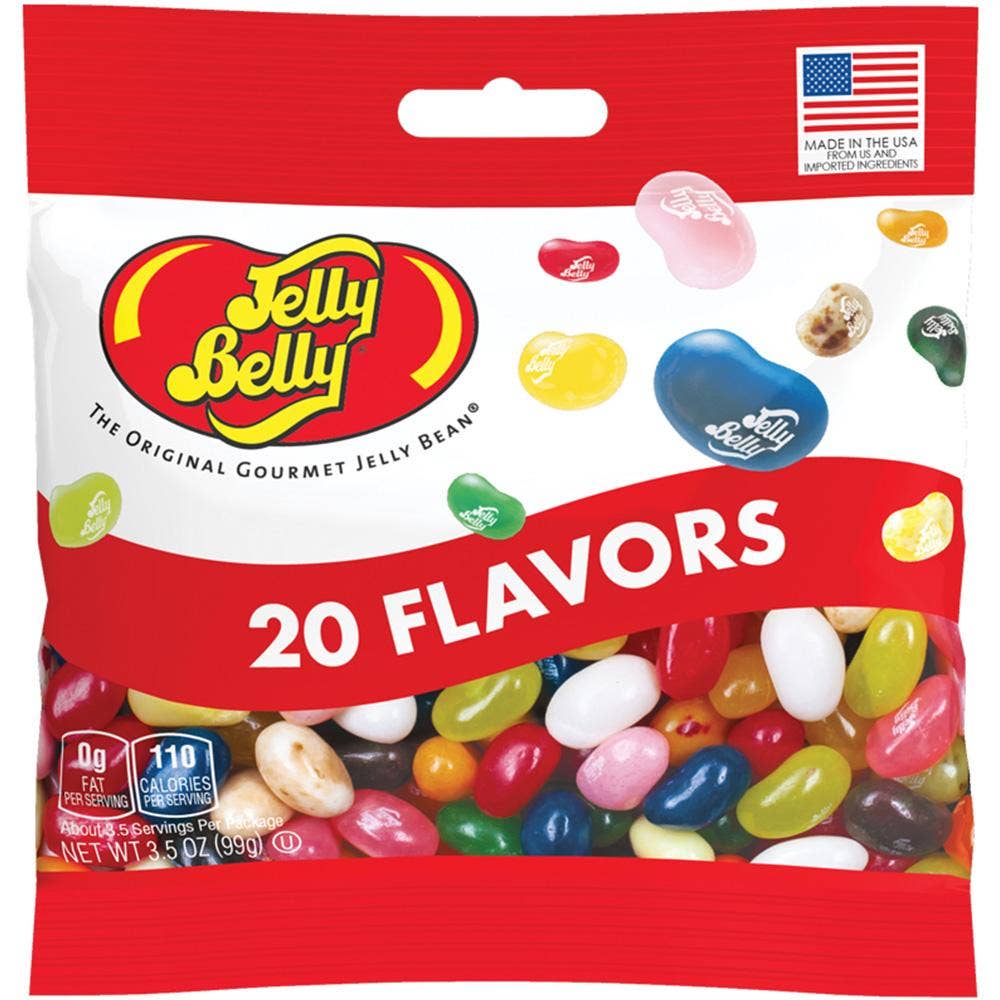 Jelly Belly 20 flavors 3.5 OZ