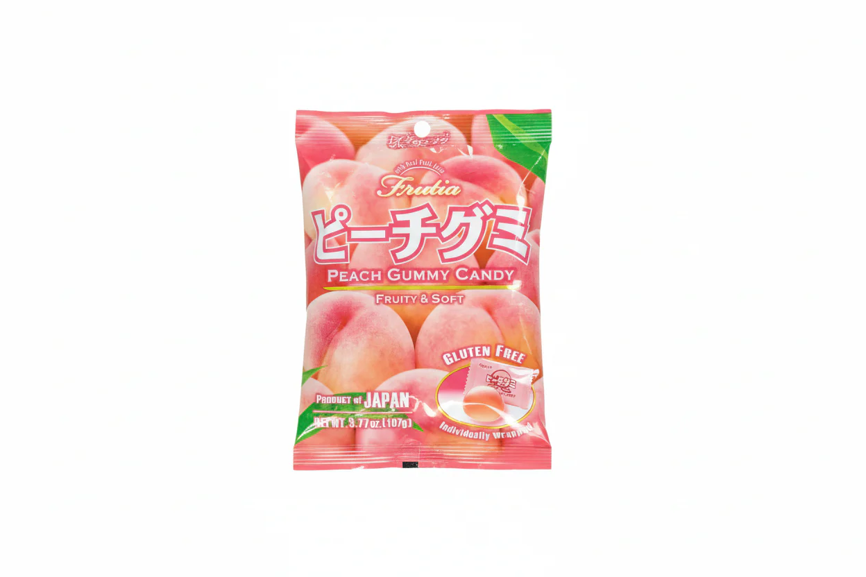 Kasugai - Peach Gummy Candy - Japan 🇯🇵